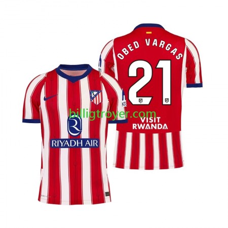 Billige Fotballdrakter Atlético Madrid Obed Vargas 21 Hjemmedraktsett 2026/27 Kortermet